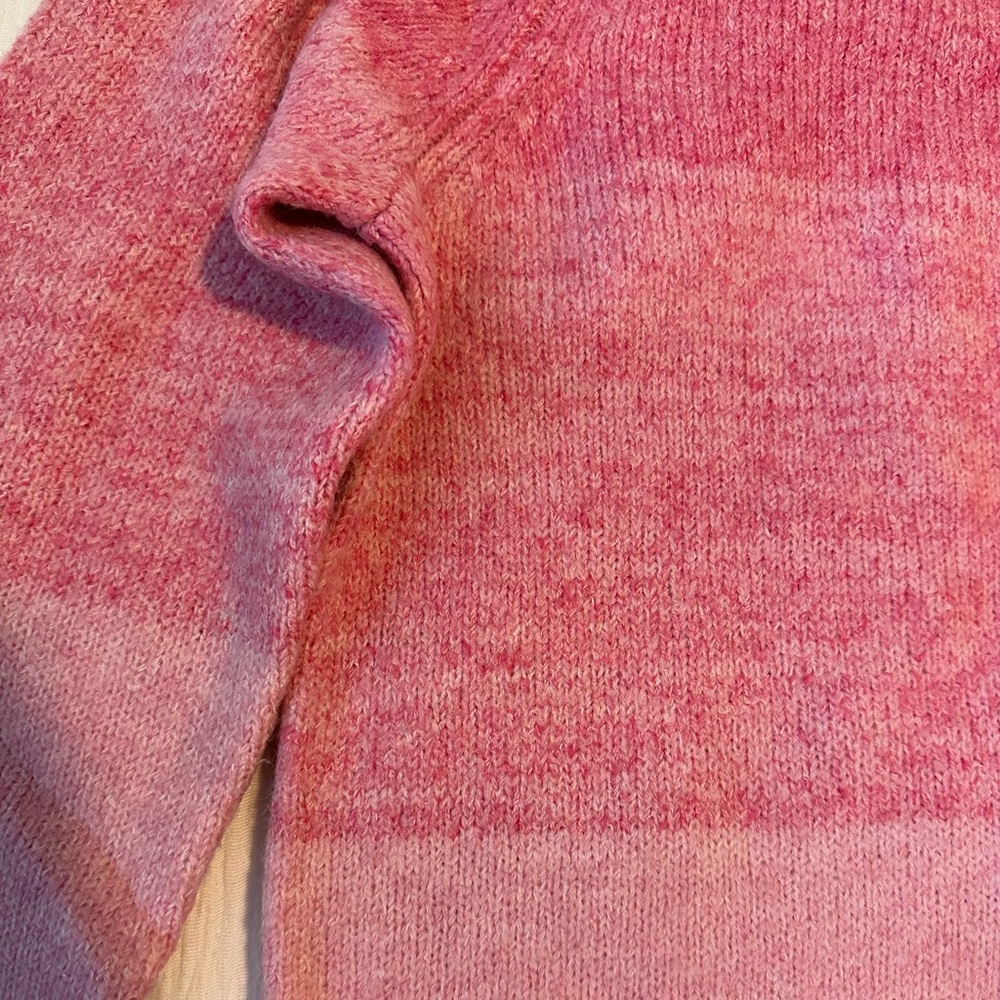 Pink Tri-Color Sweater - Picture 2 of 5